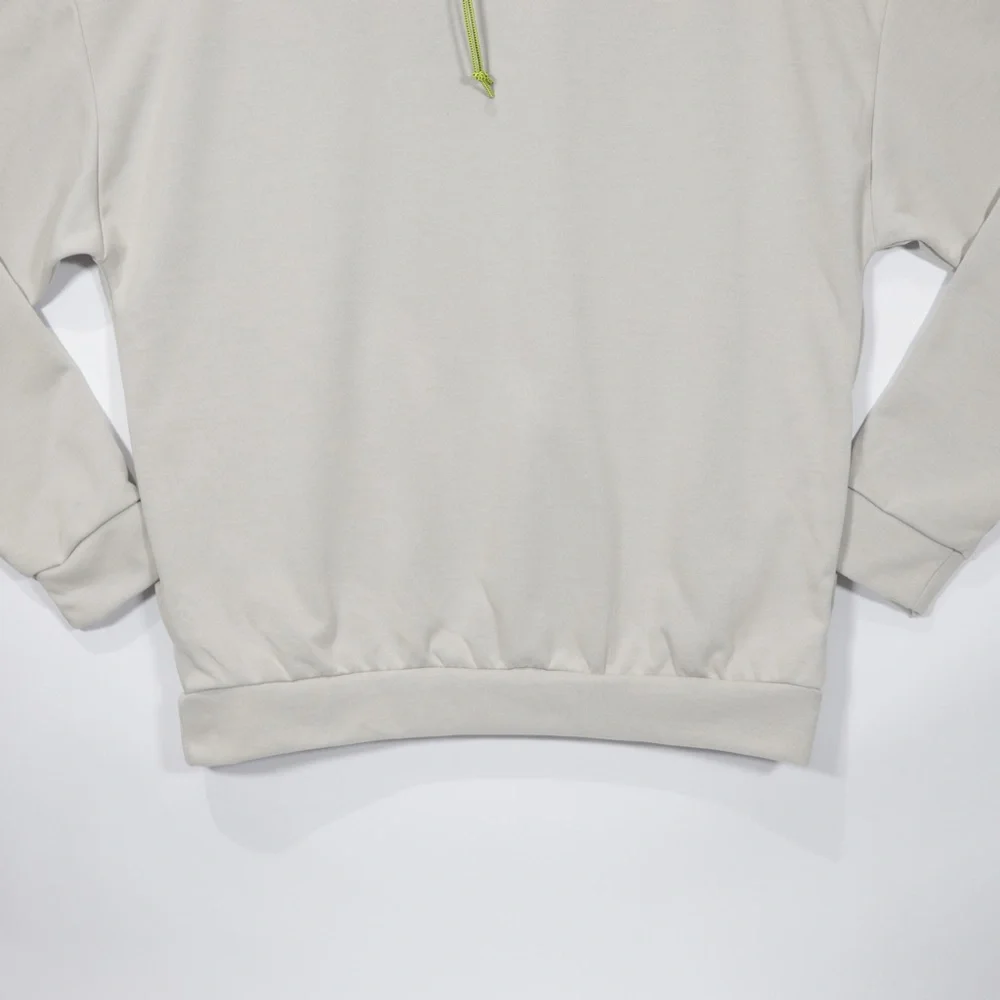 Reebok Men's Long Sleeve MYT OTH Pocket Oversize Sweatshirt Hoodie Stucco Size M - Picture 8 of 11